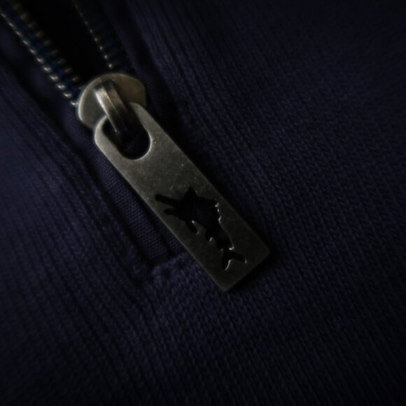 Tommy Bahama Carmel by the Sea Navy Blue Half Zip (M) - NEW!! 🌴 🌴 - Picture 6 of 8